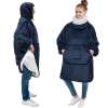 Oversized Wearable Blanket Hoodie Sweatshirt Comfy Sherpa Pullover with Pocket Oversized Wearable Blanket Hoodie Sweatshirt Comfy Sherpa Pullover with Pocket