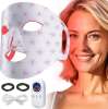 Red Light Mask for Face, Silicone Soft LED Face Mask with Remote, 660nm & 850nm