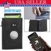 Airtag Wallet Case Genuine Leather Credit Card Holder for Apple Air Tag Cover US Airtag Wallet Case Genuine Leather Credit Card Holder for Apple Air Tag Cover US