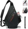 TUDEQU Sling backpack, 8 Pockets Sling Bag Crossbody, 19L Large Sling Bag for Me TUDEQU Sling backpack, 8 Pockets Sling Bag Crossbody, 19L Large Sling Bag for Me