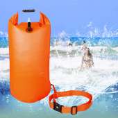 Inflatable Open Water Swim Buoy Air Dry Bag Device Buoy Tow Float Swimming US
