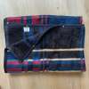 Biederlack Cuddle Wrap Blanket Stadium Wearable Red White Blue Plaid EXCELLENT Biederlack Cuddle Wrap Blanket Stadium Wearable Red White Blue Plaid EXCELLENT