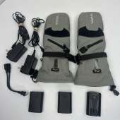 Volt Heated Leather Gloves Size Small Adjustable With Batteries