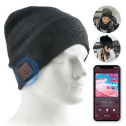 Bluetooth Beanie Hat, Upgraded Wireless Bluetooth 5.0 Beanie Hat with ...