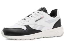 HEELYS, Unisex, Reebok Classic (Little Kid/Big Kid/Adult), Black/White/Ltgrey, Men's -7, Women's -8 Medium, Big Kid
