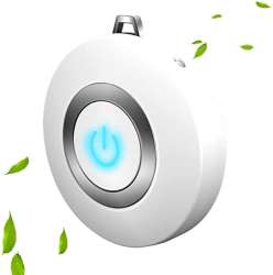 WOOLALA Personal Air Purifier Necklace Negative Ion
