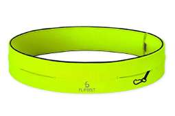 FlipBelt Level Terrain Waist Pouch, Neon Yellow, Medium/29-32