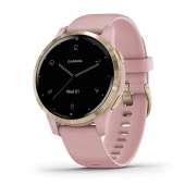 Garmin vívoactive 4S - Light Gold with Light Pink Band