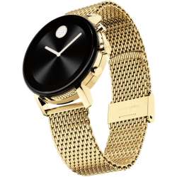 Movado | Movado Connect 2.0 pale gold smart watch with ...
