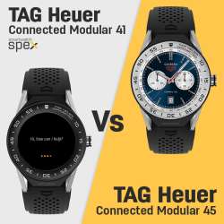 TAG Heuer Connected Modular 41 vs 45 Specifications ...