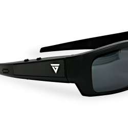 Video Recording Sunglasses with Bluetooth Speakers | Black ...