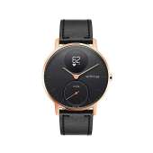 Withings Steel HR - Black, Black Leather - 36mm