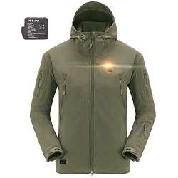 12 Months Warranty – DEWBU Men’s Soft Shell Heated Jacket ...