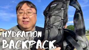 2L Hydration Backpack with Bladder and High Flow Bite Valve by