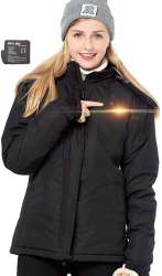 DEWBU Heated Jacket for Women with 7.4V Battery