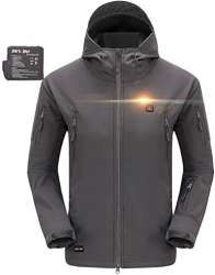 DEWBU Heated Jacket with 7.4V Battery for Men Women