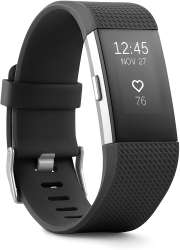 Fitbit Charge 2 Heart Rate + Fitness Wristband, Black