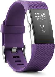 Fitbit Charge 2 Heart Rate + Fitness Wristband, Plum