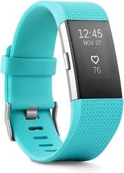 Fitbit Charge 2 Heart Rate + Fitness Wristband, Teal