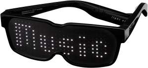 Smart LED Glasses CHEMION Creative Eyewear (Black) w