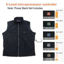 ARRIS Electric Heated Vest Size Adjustable 5V USB Warm ...