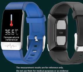 Bakeey T1 Smartwatch – Features Thermometer and ECG Sensor ...