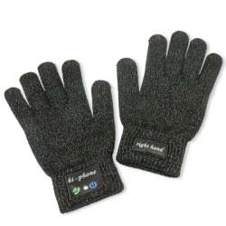 Bluetooth Gloves with Built-in Microphone & Speaker - Black