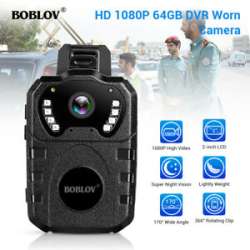 BOBLOV 1080P HDR Police Body Camera Night Vision for ...
