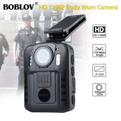 Boblov 1296P FHD Police Body Camera Action Cam Video ...