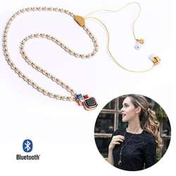Buy PLAY PEARLS Bluetooth Headset Necklace by Vista Shops ...