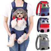 Coppthinktu Dog Carrier Backpack - RED/BLUE
