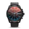Diesel Men's Mega Chief Quartz Stainless Steel and Leather Chronograph Watch, Color: Black... Diesel Men's Mega Chief Quartz Stainless Steel and Leather Chronograph Watch, Color: Black...
