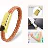 Dzzkoye USB Type C Cable Bracelet - BROWN SM Dzzkoye USB Type C Cable Bracelet - BROWN SM