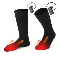Electric Heated Socks Battery Winter Outdoor Skiing Warmth ...