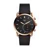 Fossil Men's Commuter - Rose Gold Black (Model: FTW1176) Fossil Men's Commuter - Rose Gold Black (Model: FTW1176)
