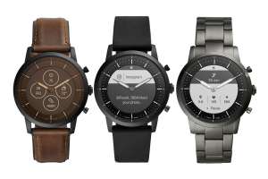 Fossil's new hybrid smartwatches: physical watch hands and always