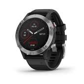 Garmin Fenix 6 - Silver with Black Band