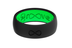 Groove Silicone Rings | Midnight Black/Green | Groove Life ...