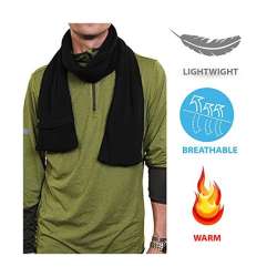Heated Scarf with Neck Heating Pad - Black Electric ...