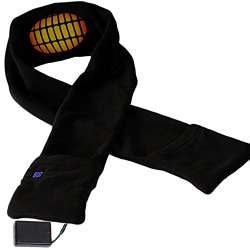 Heated Scarf with Neck Heating Pad - Black Electric ...
