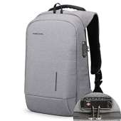 KINGSONS Rucksack 15.6 - Light Grey