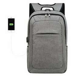 KOPACK Slim Business Laptop Backpack USB Anti Thief/Tear ...
