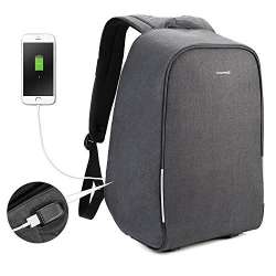 KOPACK Waterproof Anti Theft Laptop Backpack USB Charging