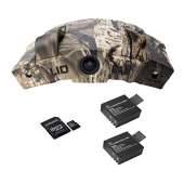 LiDCAM LC-WF Hands Free Digital Camouflage Action Camera with 16gb microSD Card and Extra Battery, 1080P HD Wi-Fi with Full Audio