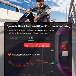 MorePro ECG Fitness Tracker HRV, HD Color Screen Activity ...