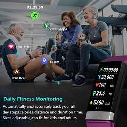 MorePro ECG Fitness Tracker HRV, HD Color Screen Activity ...