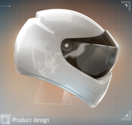 Motorcycle helmet projects GPS directions on to biker’s ...