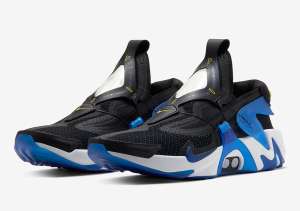 Nike Adapt Huarache Black Racer Blue BV6397-002 ...