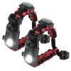 Paracord Survival Bracelet - RED BLACK Paracord Survival Bracelet - RED BLACK