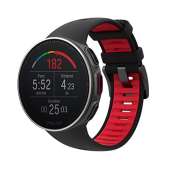 POLAR VANTAGE V – Titan (Premium Titanium, Lightweight) - BLACK/RED